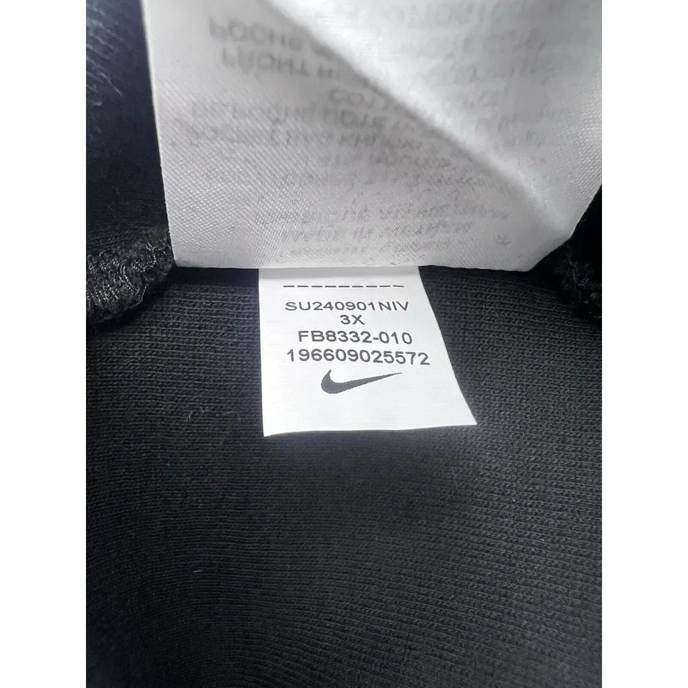 Nike Sportswear‎ Tech Fleece Womens 3X Black Joggers Sweatpants FB8332-010 NWT